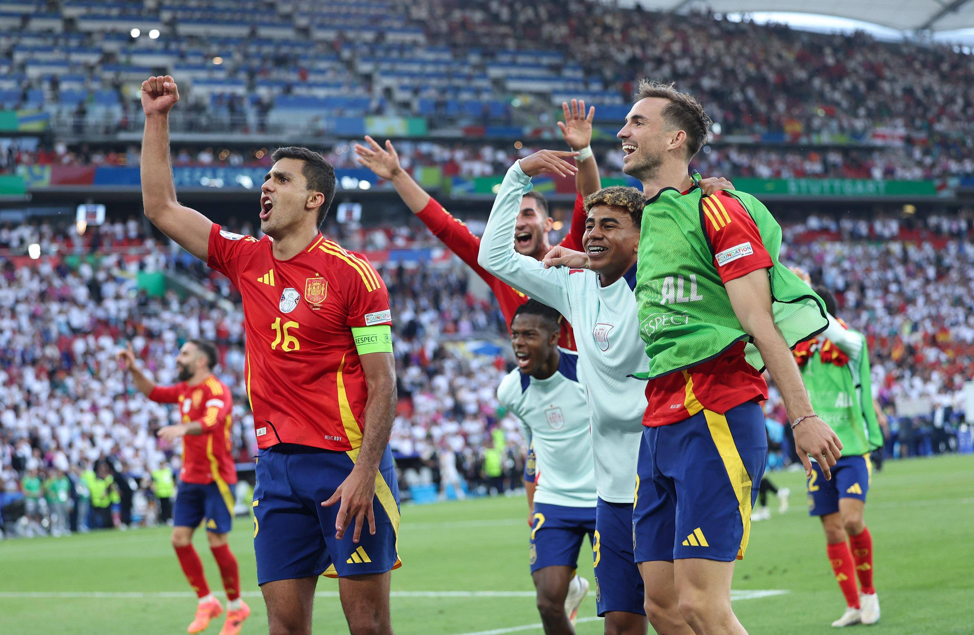 西班牙胜出对阵法国，全队表现出色获得胜利的简单介绍